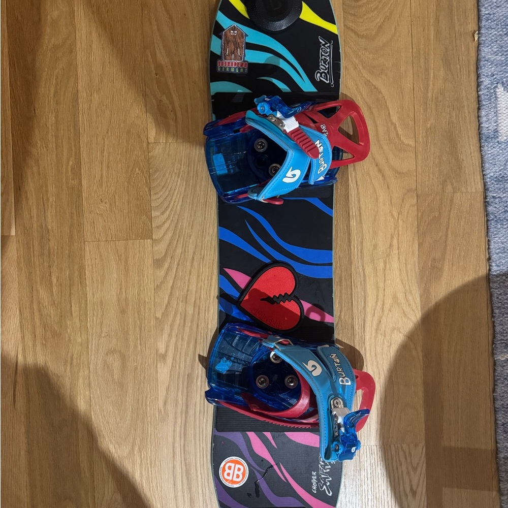 Burton chopper 90 kids snowboard with bindings